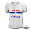 Break Limit zenska T majica logo Srbija bela, pamucna majica, zenska majica