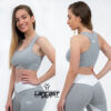 Break Limit zenski pamucni top sivi, Break Limit top, sportska odeca, aktivni ves, base layer, pododeca, sportski top