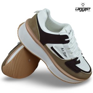 Mat Star 586019 belo-braon zenske patike, casual patike, zenska obuca
