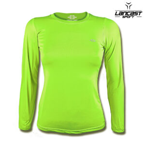 Break Limit zenska majica dugih rukava lime, zenska majica dugih rukava, sportska majica, majica za trening, majica za fitnes