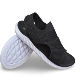 Mat Star 138582 crne zenske sandale, letnja obuca, crne sandale