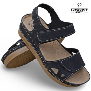 Mat Star 154027 crne zenske sandale, letnja obuca, crne sandale